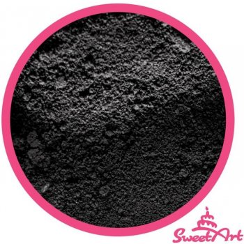 SweetArt jedlá prachová barva Black černá 2 g