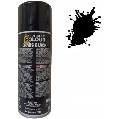 GW Chaos Black Spray – Zboží Mobilmania