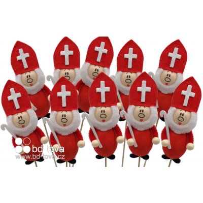 BD-TOVA Mikuláš vajíčko - zápich 10 ks – Zboží Mobilmania