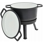 Rossner Myslivecký kotlík 10 litrů 3v1 MK602, litinový hrnec, litinová pánev – Hledejceny.cz