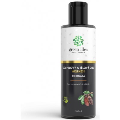 Green idea Wellness čokoláda v mandlovém oleji koupelový a tělový olej 200 ml – Zbozi.Blesk.cz