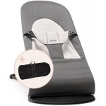 BabyBjörn lehátko Balance Soft tmavě šedá šedá jersey + transportní taška – Zbozi.Blesk.cz