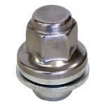 Matice na originální alu kola Jaguar M12x1,5 s plochou podložkou, klíč 19, výška 38 mm, uzavřená | Zboží Auto