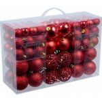 EDCO Vánoční ozdoby sada 100 ks červenáED-298579 – Hledejceny.cz