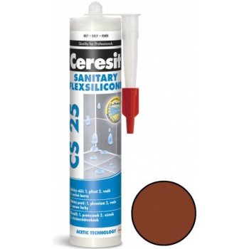 CERESIT CS 25 sanitární silikon 280g terra