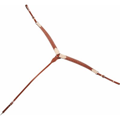 RANDOL'S Randol Westernový poprsník Two Tone chestnut/natural – Zboží Dáma
