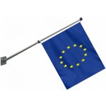 Fasádní držák proti omotávání vlajky ECO - Držák + žerď + vlajka SR – Sleviste.cz
