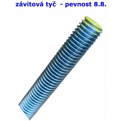 Závitová tyč - M27, délka 1000mm, tř. pevn. 8.8, DIN 976, Zn. – Hledejceny.cz