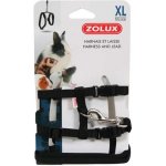 Zolux postroj s vodítkem XL černý pro hlodavce – Zboží Dáma