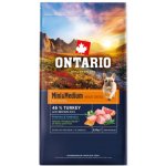 Ontario Mini & Medium Weight Control Turkey & Brown Rice 6,5 kg – Hledejceny.cz