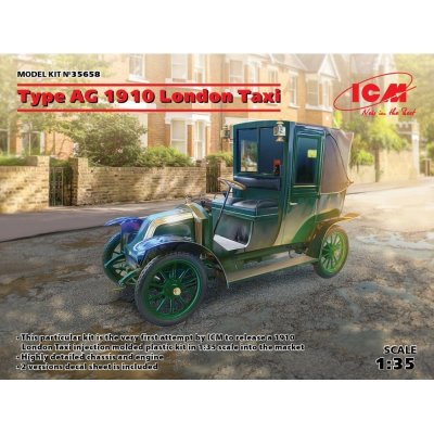 ICM Type AG 1910 London Taxi 2x camo 35658 1:35