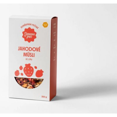 Janova pec Pečené müsli jahodové 350 g – Zboží Dáma