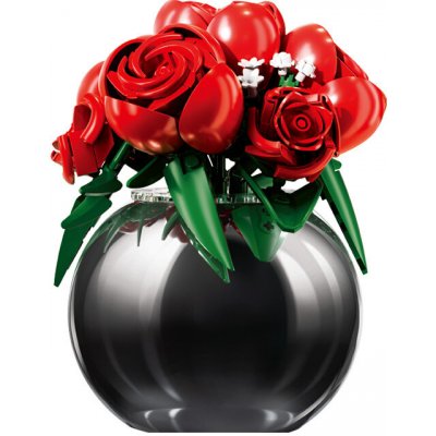 Sluban P8061 Kytice červených růží ve váze – Hledejceny.cz