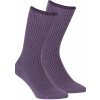 Vzorované ponožky AKRYL/VLNA W.957 fialová