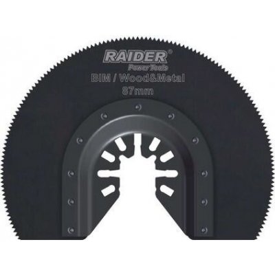 Raider Půlkulatý pilový list pro oscilační brusky BIM, na kov a dřevo, pr. 87mm (3-7/16") RD - TM-155604 – Zboží Dáma