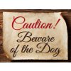 Autovýbava Sport hobby Cedulka EN Caution! Beware of the Dog 15 x 11 cm
