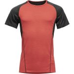 Devold RUNNING MERINO 130 SHIRT MAN Pánské triko červená – Sleviste.cz