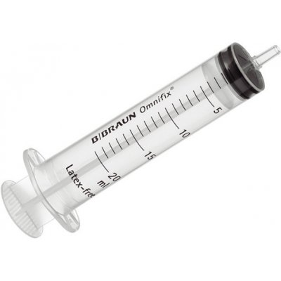 Injekční stříkačka Omnifix 20 ml, Luer Solo, 100 ks v balení
