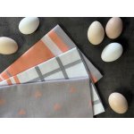 Sleep-well Srdíčka 50x70 cm 3 ks losos šedá – Zboží Dáma