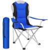 Zahradní židle a křeslo tectake 401050 modrá