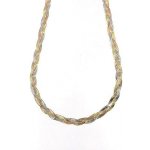 InfinitySilver Stříbrný náhrdelník tříbarevný splétaný třípramenný C16010433C42 – Zbozi.Blesk.cz