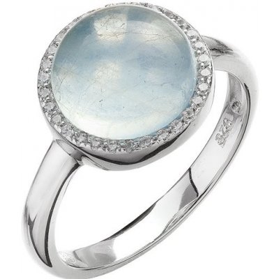 Evolution Group Stříbrný prsten s pravým aquamarinem 15022.3 – Zboží Mobilmania