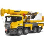 Bruder Nákladní auto SCANIA jeřáb Liebherr – Zboží Mobilmania