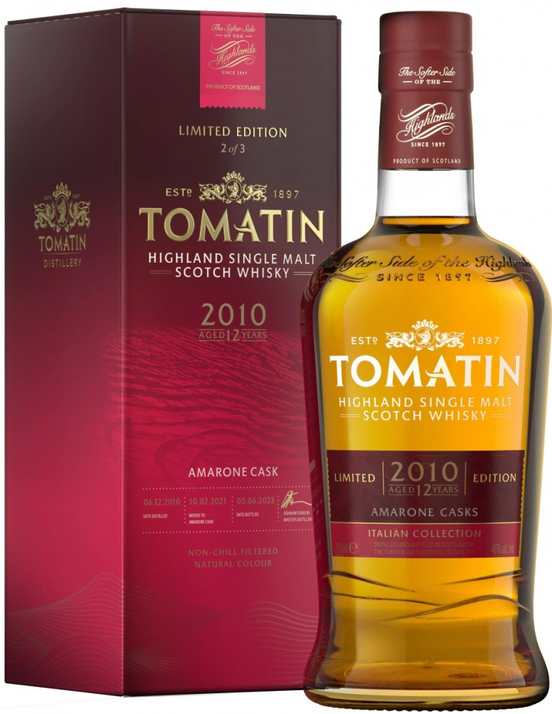 Tomatin 2010 12y Amarone Casks Italian Collection 46% 0,7 l (karton)