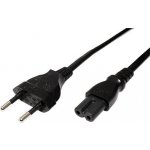 Roline Kabel síťový 2pinový, CEE 7/16(M) - IEC320 C7, černý, 1,8m - 19.07.2096 – Zboží Živě