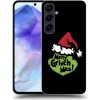 Pouzdro a kryt na mobilní telefon Samsung Picasee silikonové Samsung Galaxy A55 5G Grinch 2 černé