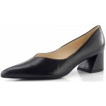 Högl kožené lodičky na širokém podpatku černé – Zboží Mobilmania