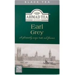 Ahmad Tea Earl Grey porcovaný čaj 20 x 2 g