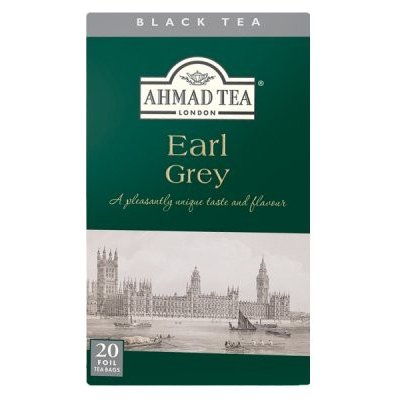 Ahmad Tea Earl Grey porcovaný čaj 20 x 2 g – Zboží Mobilmania