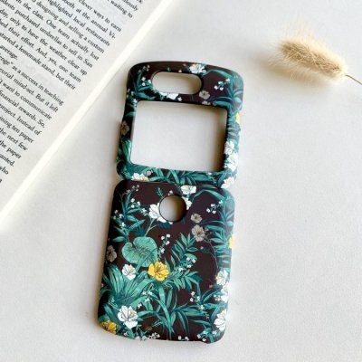 Pouzdro Floral Case Listy – Motorola Razr 5G – Zbozi.Blesk.cz