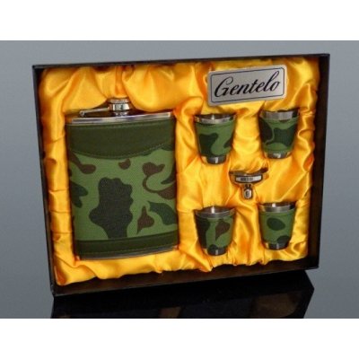 Placatka Maskáč s pohárky a nálevkou 240 ml – Zboží Dáma