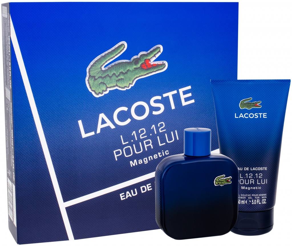 Lacoste Eau de L.12.12 Pour Lui Magnetic EDT 100 ml + sprchový gel 150 ml  dárková sada od 1 201 Kč - Heureka.cz