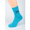 Gapo dámské termo ponožky VLOČKA 1. 2. středně modrá