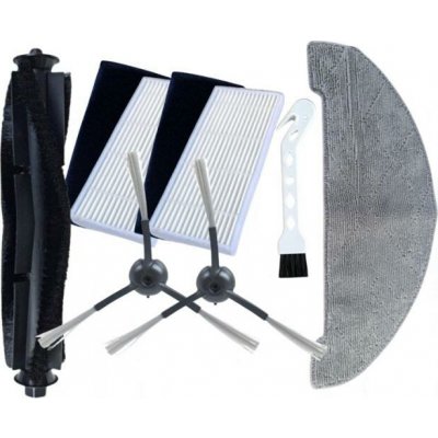 NipponCEC XM1060H Sencor SRV 9385WH, SRV 9350WH, Viomi S9 Hepa filtry a kartáče a mopovací textilie 9 ks – Zboží Dáma