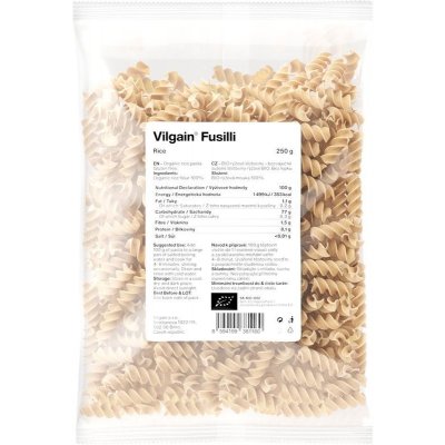 Vilgain Fusilli těstoviny rýžové BIO 250 g – Zboží Mobilmania