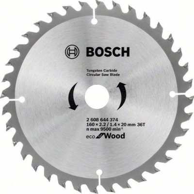 Bosch Eco for Wood 160x2,2/1,4x20 36 zubů 2608644374 – Zboží Mobilmania