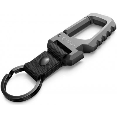 Přívěsek na klíče TECH-PROTECT SLIDELOCK karabina na klíče, gunmetal (5906302363582) – Hledejceny.cz
