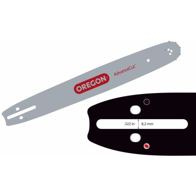 Oregon lišta řetězová Advancecut 40 cm .325" 1,5 mm 168PXBK095 – Zboží Dáma