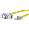 síťový kabel Metz Connect 141N113K10020 E-DAT Průmyslový S/FTP patch, IP67 V.6 (RJ45) RJ45, 2m