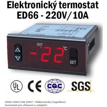 SFYB ED66 220V/10A 550C°- Elektronický (regulátor) pro chlazení a vytápění