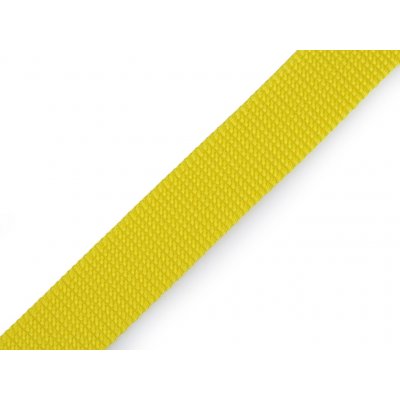 Popruh polypropylenový šíře 25 mm tloušťka 2 mm žlutá 5m – Hledejceny.cz