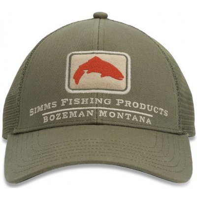 Simms Kšiltovka Trout Icon Trucker Riffle Green – Hledejceny.cz