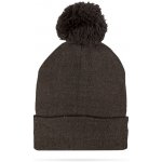 Zimní pletená čepice černá s bambulí – Zboží Mobilmania