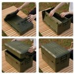 Nils Skládací box s víkem Camp NCB4003 50 l zelený – Zboží Dáma