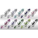 Piercingate piercing do pupíku PBP00255 čirá – Zboží Dáma