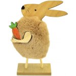 Zajíček plyšový s mrkvičkou, 20x10 cm – Hledejceny.cz
